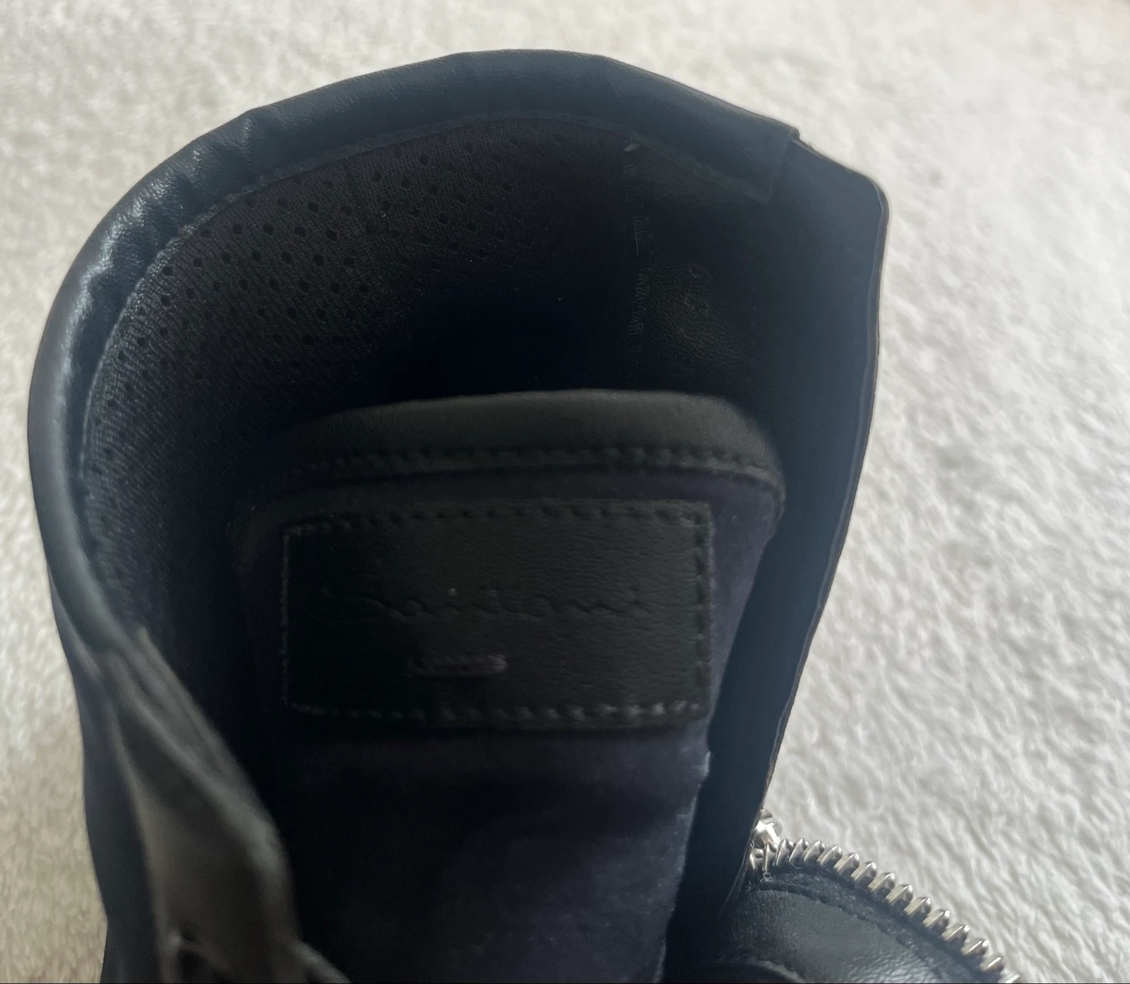 Heren marineblauwe basket santoni – photo 6
